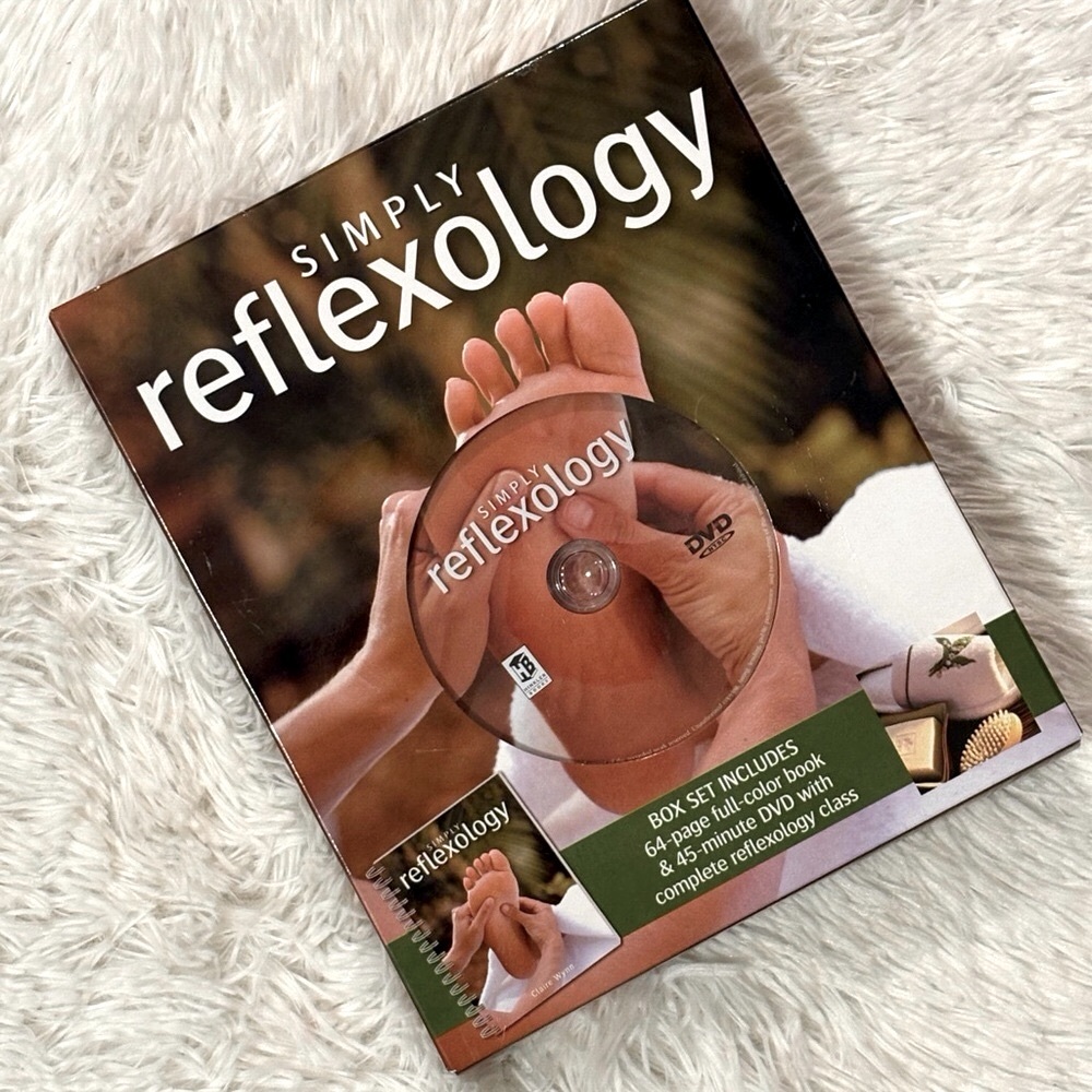 Simply Reflexology Book and DVD Set Spiral-Bound